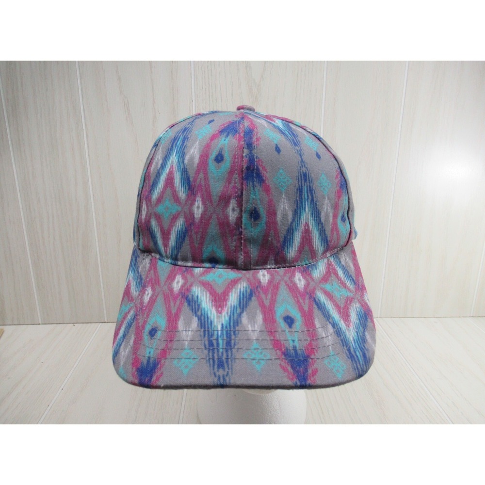 Kooba gray blue‎ teal dark pink women's hat cap adjustable
